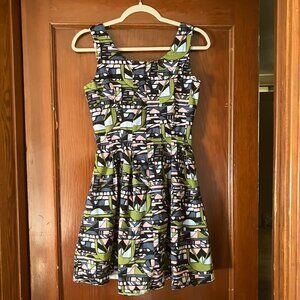 Nooworks SMALL GUC Sweet Pleats Dress in Skyway